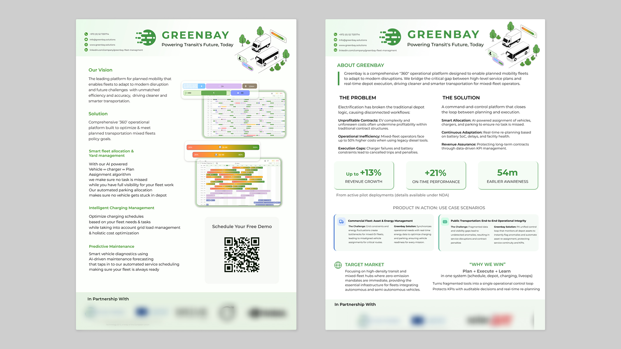 GREENBAY sales one-pagers